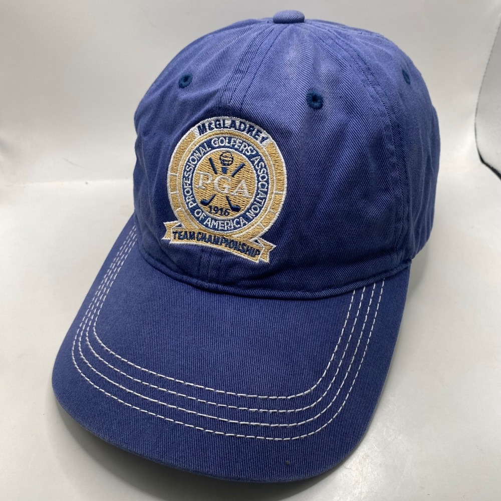 PGA Callaway Team Championship Hat Cap Adjustable Blue Cotton McGladrey Golf SEO